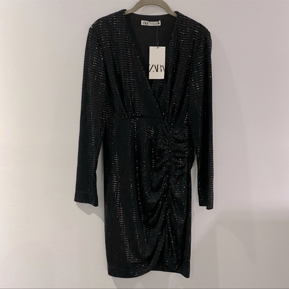 NWT Sequins Zara Dress - Picture 1 of 5